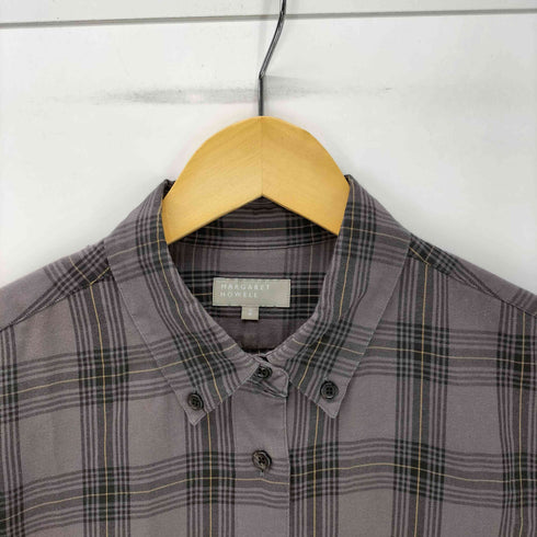 マーガレットハウエル MARGARET HOWELL L/Sコットンチェックシャツ メンズ JPN:2