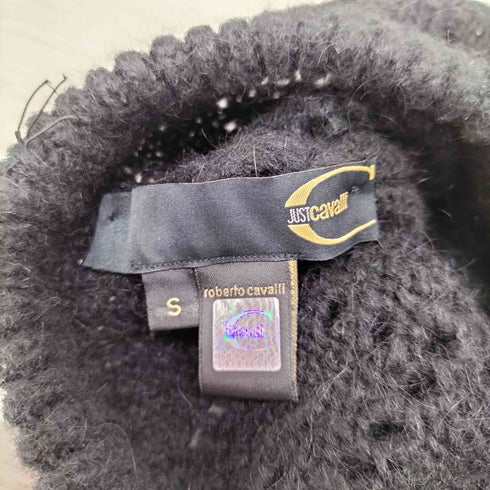 ジャストカヴァリ Just Cavalli Y2K 刺繍ロゴ ニットキャップ レディース S