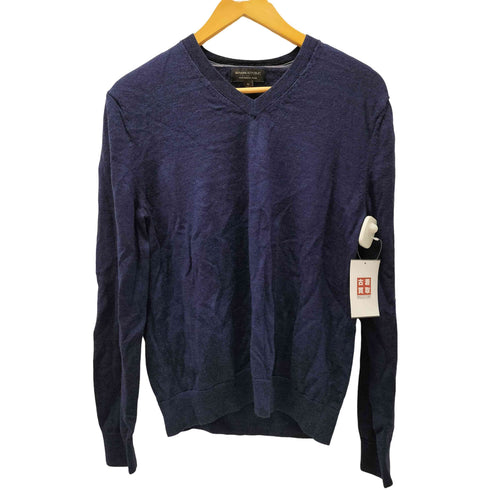 バナナリパブリック BANANA REPUBLIC メリノ ウール Vネック メランジ ニット セーター メンズ import:M