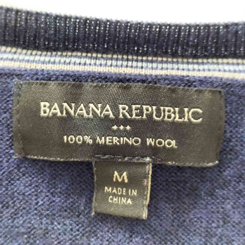 バナナリパブリック BANANA REPUBLIC メリノ ウール Vネック メランジ ニット セーター メンズ import:M