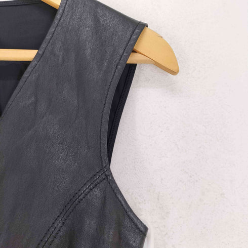 メゾンマルタンマルジェラ Maison Martin Margiela 15SS Black Leather Body Suit レディース 40