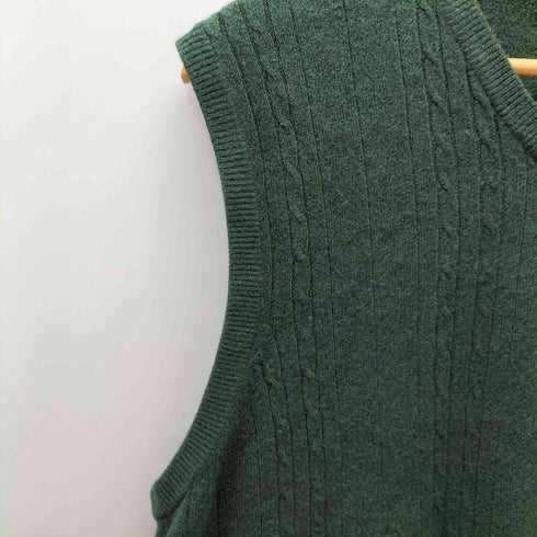ドッカーズ DOCKERS 90-00S ケーブル編み Vネック プルオーバー ニットベスト メンズ L/G