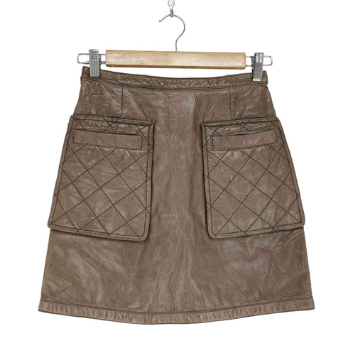 スリーワンフィリップリム 3.1 phillip lim ラムレザーミニスカート Y2K レディース 0