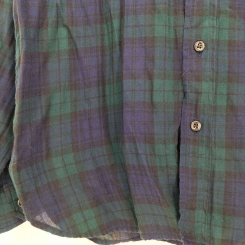 ショット Schott Durable Clothing SANFORIZED チェック コットン長袖シャツ メンズ US:40