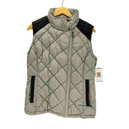 ANDREW MARC レザーショルダー キルティングベスト レディース import:M