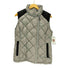 ANDREW MARC レザーショルダー キルティングベスト レディース import:M