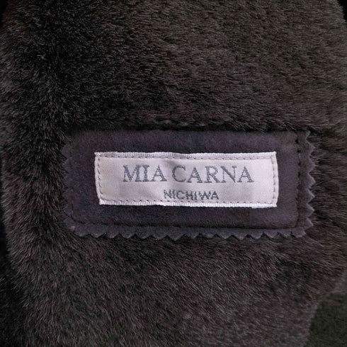 MIA CARNA ムートン フーデッド ショートコート メンズ