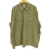 ディッキーズ Dickies ロゴパッチ レギュラーカラー フラップポケット 65/35 ポリ コットン L/S シャツ メンズ 3XL