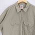 ディッキーズ Dickies ロゴパッチ レギュラーカラー フラップポケット 65/35 ポリ コットン L/S シャツ メンズ 3XL