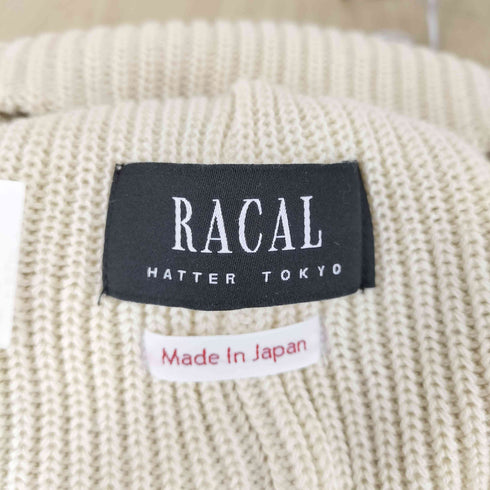 ラカル RACAL コットンアクリルビーニー レディース