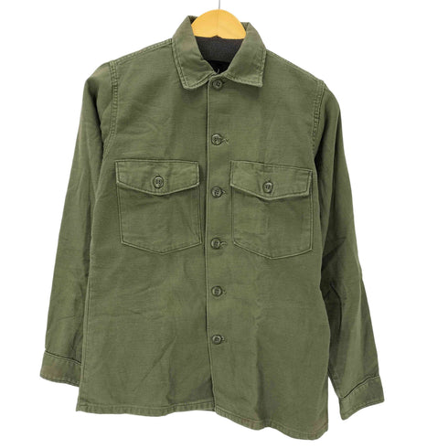 ユーエスアーミー U.S. ARMY 70年会計 UTILITY SHIRT サテンシャツ メンズ 14 1/2