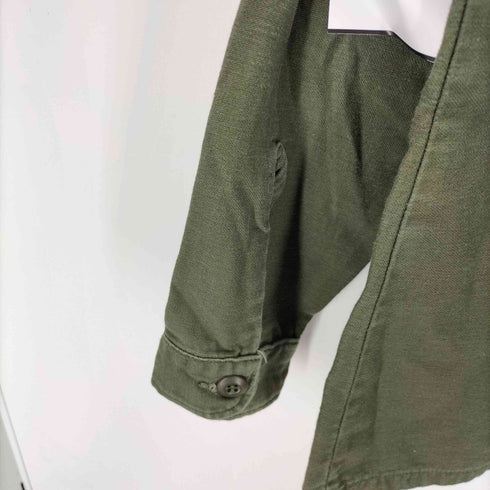 ユーエスアーミー U.S. ARMY 70年会計 UTILITY SHIRT サテンシャツ メンズ 14 1/2