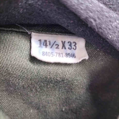 ユーエスアーミー U.S. ARMY 70年会計 UTILITY SHIRT サテンシャツ メンズ 14 1/2