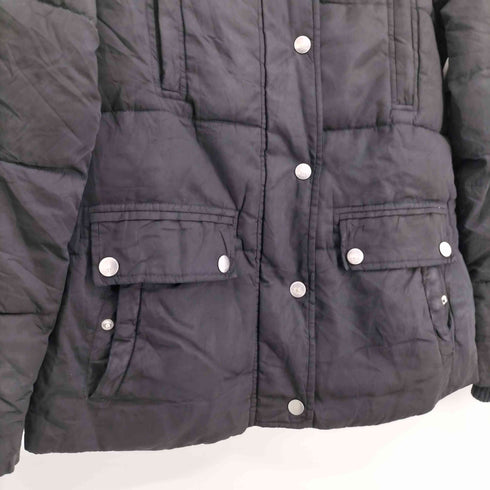 トミーヒルフィガー TOMMY HILFIGER TH 刻印 ボタン 4ポケット ジップアップ 中綿 ジャケット レディース import:S