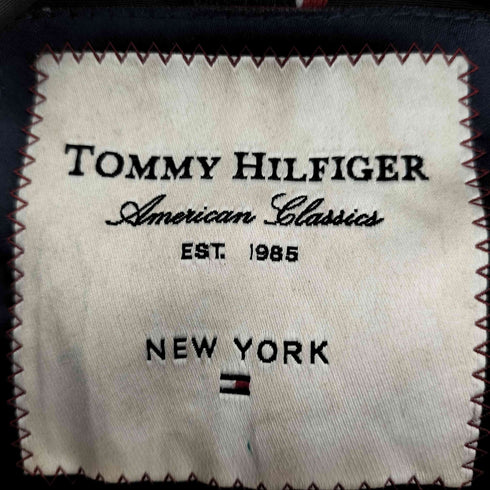 トミーヒルフィガー TOMMY HILFIGER TH 刻印 ボタン 4ポケット ジップアップ 中綿 ジャケット レディース import:S