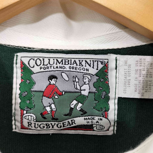 コロンビアニット COLUMBIAKNIT 別注 ボーダー ラガーシャツ メンズ import:M