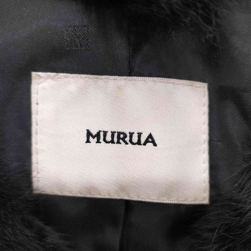 ムルーア MURUA ノーカラーラビットファーコート レディース JPN:2