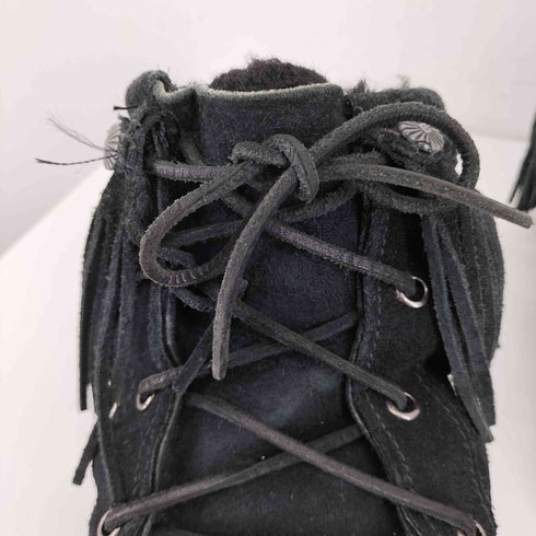 ミネトンカ Minnetonka フリンジ ウエスタン ショートブーツ レディース 6