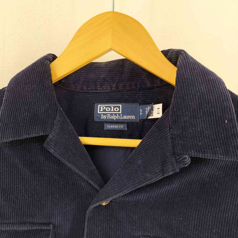 ポロバイラルフローレン Polo by RALPH LAUREN CLASSIC FIT コーデュロイ オープンカラーシャツ メンズ import:S