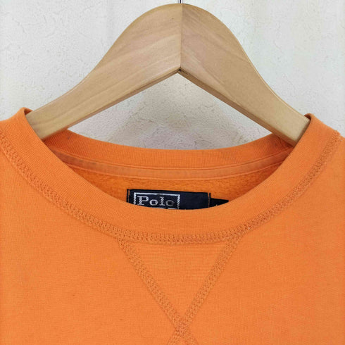 ポロバイラルフローレン Polo by RALPH LAUREN ポニー刺繍 前V クルーネックスウェット メンズ import:M