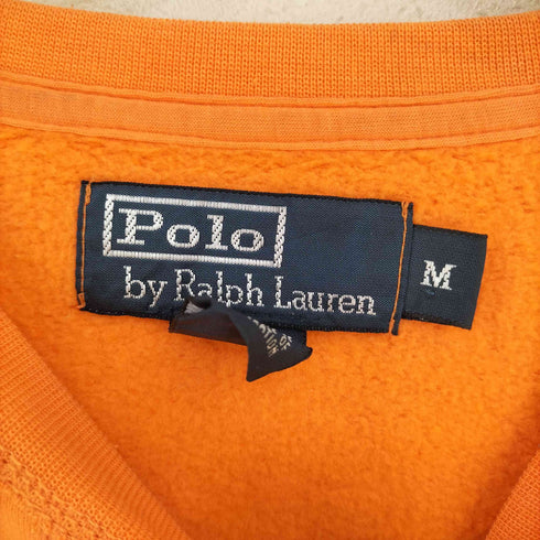 ポロバイラルフローレン Polo by RALPH LAUREN ポニー刺繍 前V クルーネックスウェット メンズ import:M