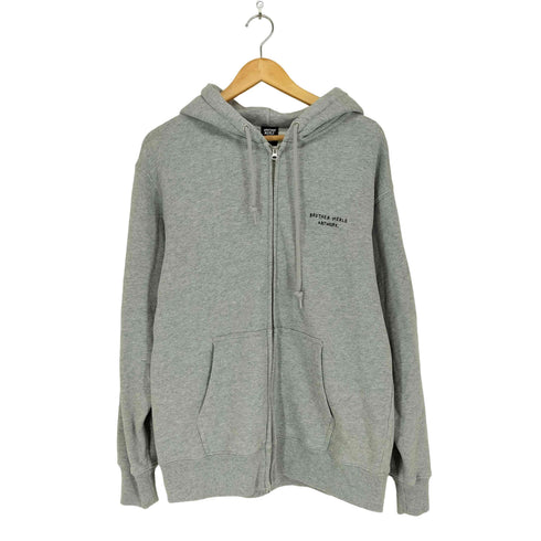 BROTHER MERLE バックプリントジップアップフーディ street メンズ JPN:L