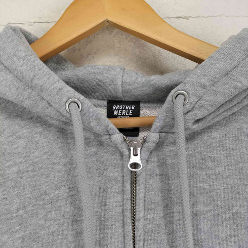 BROTHER MERLE バックプリントジップアップフーディ street メンズ JPN:L
