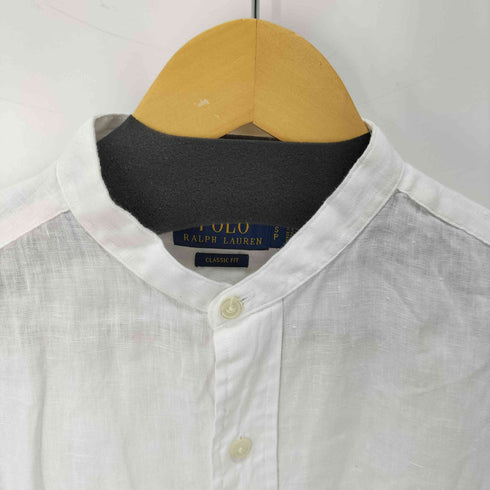ポロラルフローレン POLO RALPH LAUREN CLASSIC FIT ポニー刺繍 リネンバンドカラーシャツ メンズ SP