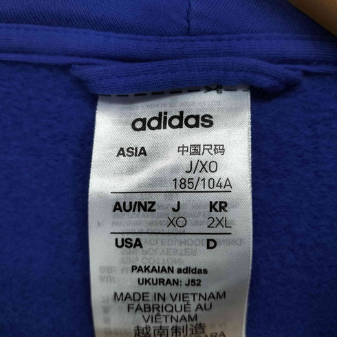 アディダス adidas ラインジップアップパーカー メンズ XO