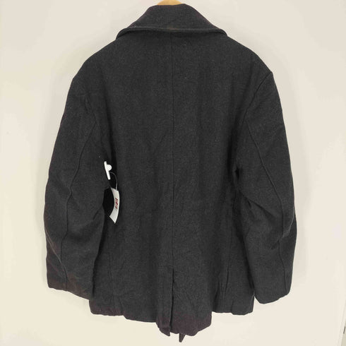 オールドネイビー OLD NAVY 90S 碇 刻印ボタン 裏地 キルティング ウール Pコート メンズ import:M