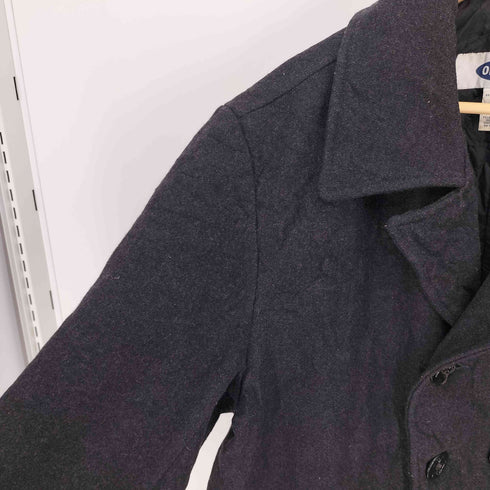 オールドネイビー OLD NAVY 90S 碇 刻印ボタン 裏地 キルティング ウール Pコート メンズ import:M