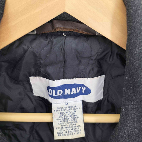 オールドネイビー OLD NAVY 90S 碇 刻印ボタン 裏地 キルティング ウール Pコート メンズ import:M