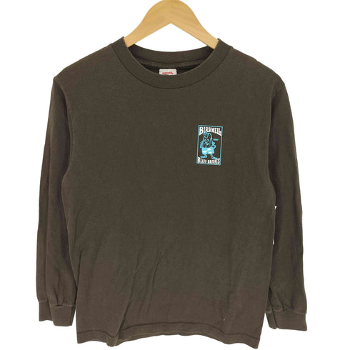 BIRDWELL 90S メキシコ製 バーディ君 キャラクター ロゴ 両面 プリント L/S カットソー ロンT メンズ import:S