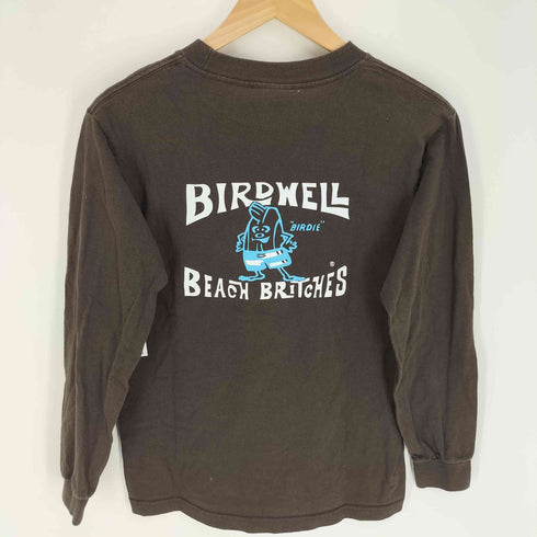 BIRDWELL 90S メキシコ製 バーディ君 キャラクター ロゴ 両面 プリント L/S カットソー ロンT メンズ import:S