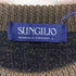 SUNGILIO チェック柄クルーネックニット メンズ L