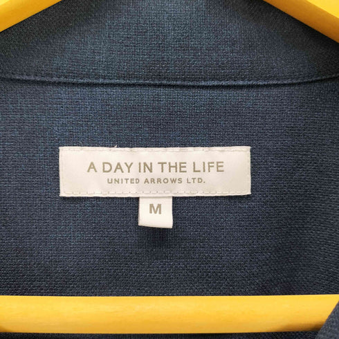 アデイインザライフユナイテッドアローズ A day in the life UNITED ARROWS リネンライク ドビー オープンカラーシャツ メンズ JPN:M