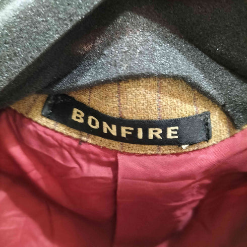 ボンファイア BONFIRE ストライプ ウール 2B テーラードジャケット メンズ Y6