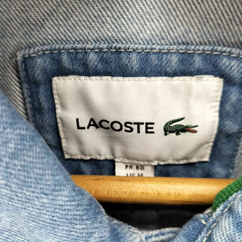 ラコステ LACOSTE ボックスデニムジャケット メンズ import:M