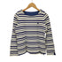 バーバリーブルーレーベル BURBERRY BLUE LABEL 襟ジップ ホース刺しゅう バスクシャツ レディース 38