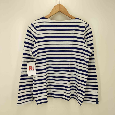 バーバリーブルーレーベル BURBERRY BLUE LABEL 襟ジップ ホース刺しゅう バスクシャツ レディース 38