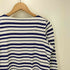 バーバリーブルーレーベル BURBERRY BLUE LABEL 襟ジップ ホース刺しゅう バスクシャツ レディース 38