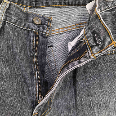 リーバイス Levis 00s 503-09 ボタン裏J38 先染め ジッパーフライ ブラックデニムパンツ メンズ W30 L34