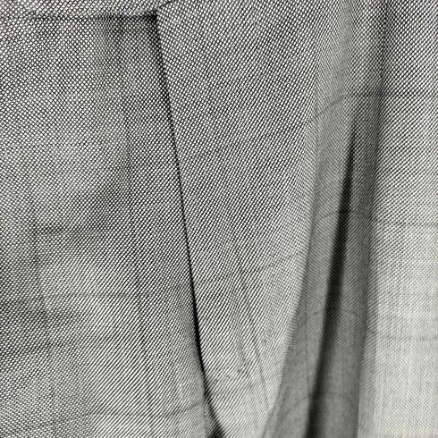 エルメネジルドゼニア Ermenegildo Zegna TROFEO 600 シルク混 チェック柄 ノータックスラックス メンズ JPN:48