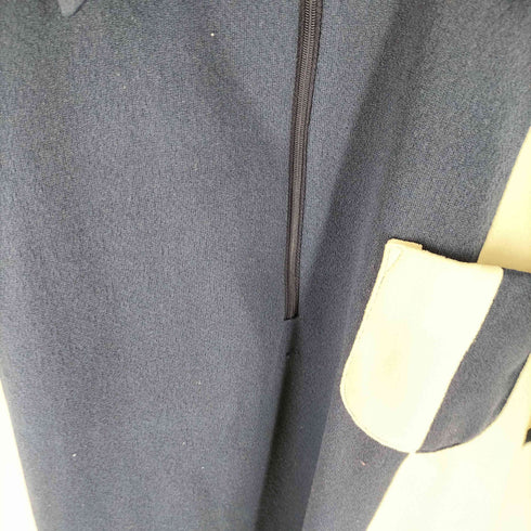 キングルイ King louie 70s ポリ100 バイカラー ハーフジップ ボウリングシャツ メンズ JPN:M