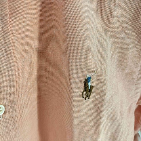 ラルフローレン RALPH LAUREN SLIM FIT ポニー刺繍 L/S ボタンダウンシャツ メンズ JPN:S