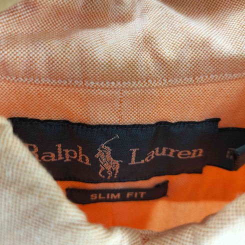 ラルフローレン RALPH LAUREN SLIM FIT ポニー刺繍 L/S ボタンダウンシャツ メンズ JPN:S