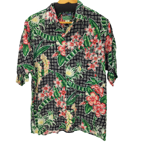 レインスプーナー Reyn Spooner 80s-90s ダイヤモンドヘッドタグ レーヨン 開襟 アロハシャツ メンズ JPN:M