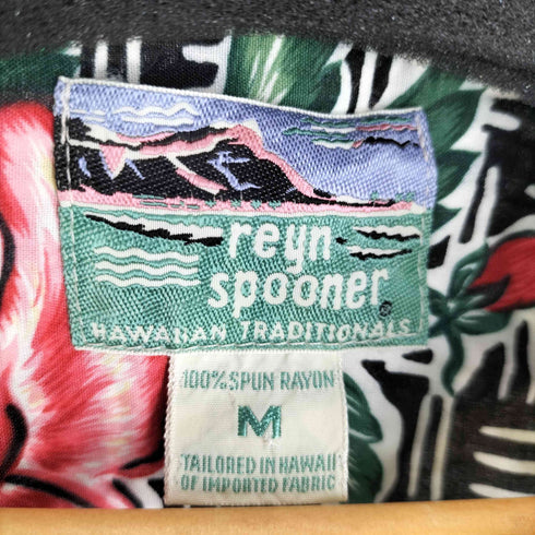 レインスプーナー Reyn Spooner 80s-90s ダイヤモンドヘッドタグ レーヨン 開襟 アロハシャツ メンズ JPN:M