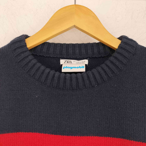 ザラ ZARA トイコラボボーダーニット メンズ import:L