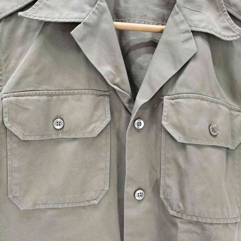 ユーエスアーミー U.S. ARMY S/S オープンカラー ミリタリーシャツ メンズ JPN:M